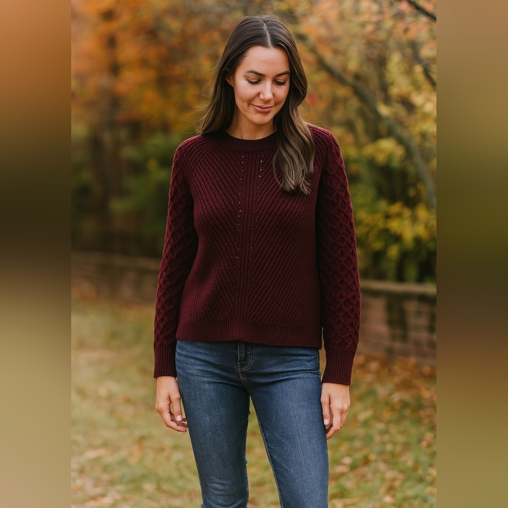 1. STATE Knit Crew Neck Sweater